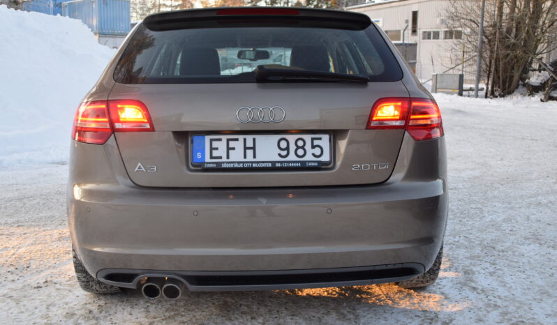Audi A3 Sportback 2.0 TDI S Tronic S-Line Euro 5 Svensksåld-10 full
