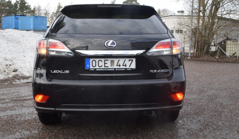 Lexus RX 450h AWD 3.5 V6 B-Kamera Taklucka Navi Luxury Euro 5 Svensksåld-14 full