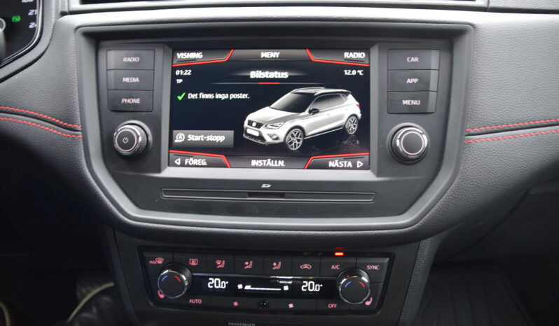 Seat Arona 1.0 TSI FR XPERIENCE Auto Backkamera/P-sensorer Svensksåld-20 full