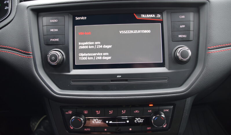 Seat Arona 1.0 TSI FR XPERIENCE Auto Backkamera/P-sensorer Svensksåld-20 full